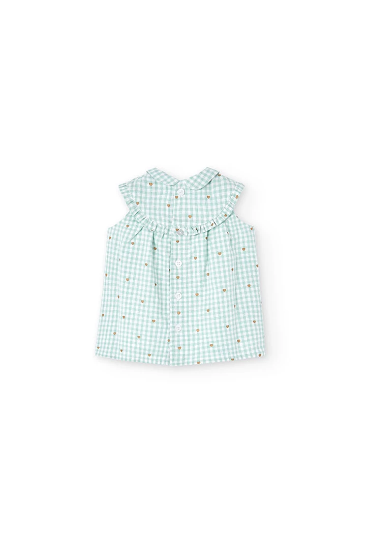 Baby gingham linen dress