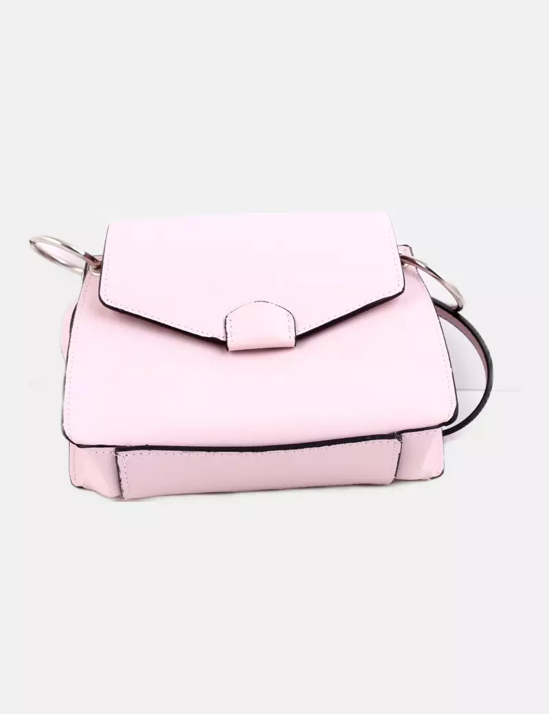 Bershka Bolso rosa claro polipiel