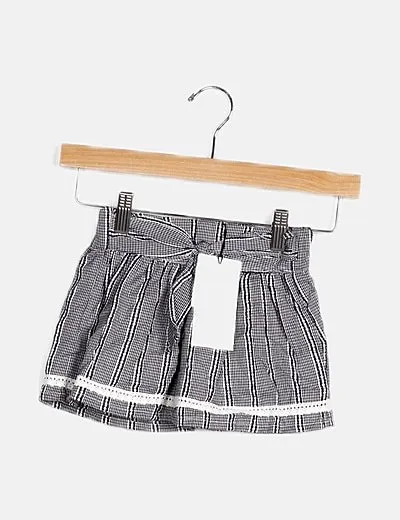 Bicolor plaid skirt for sale