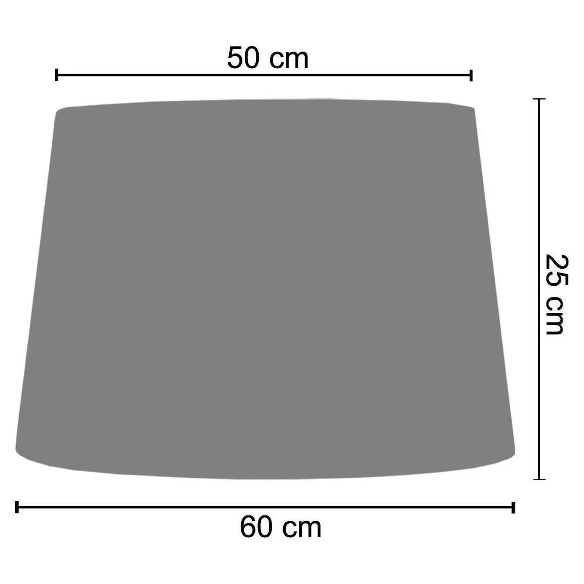 Black Fabric Round Lampshade