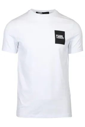 Camiseta blanca logo color negro