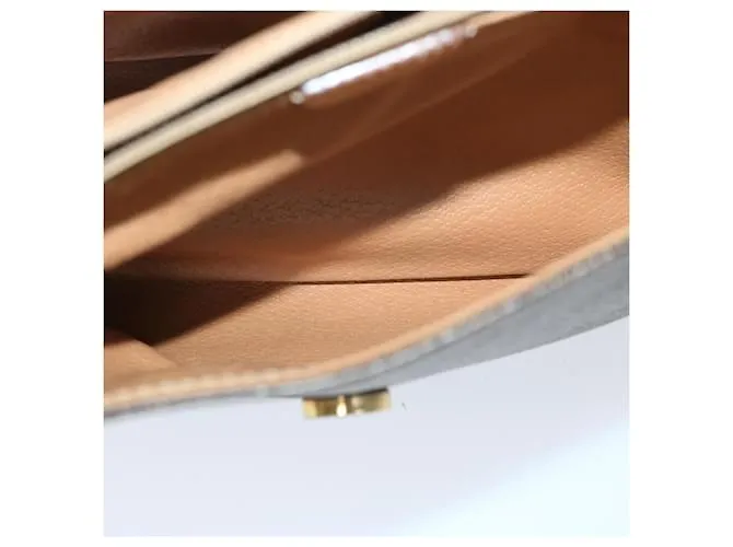 Céline CELINE Macadam Canvas Bandolera Cuero PVC Marrón Auth yk11104 Castaño 