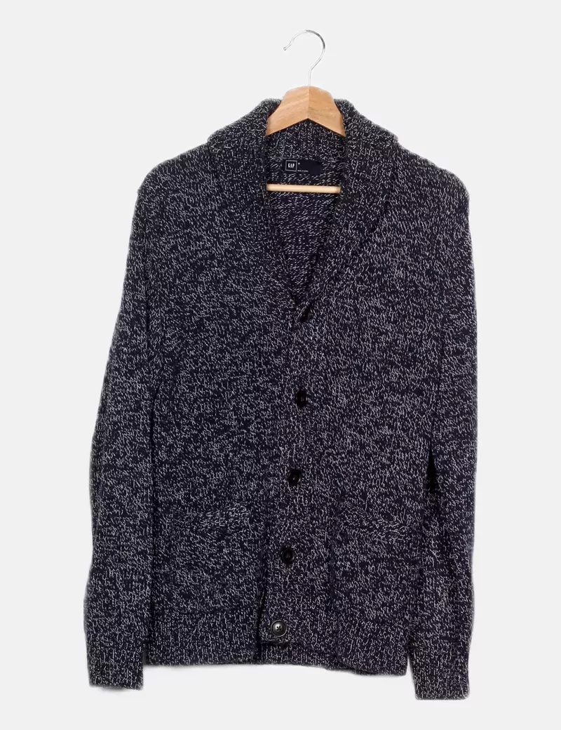 GAP two-tone marled cardigan