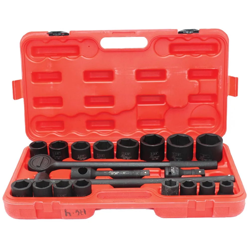 Juego de 21 copas de impacto raíz 3/4" - 3/4" a 2"