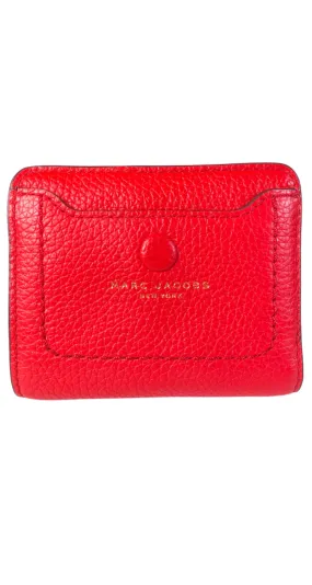 MARC JACOBS Billetera Cuero Rojo