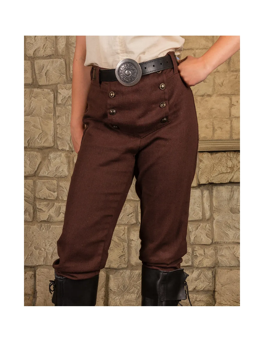 Medieval Brown Pollard Pants.