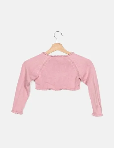 Patricia Mendiluce pink basic cardigan