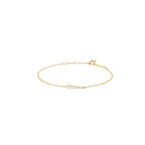 PDPAOLA Silver-Plated Pointed Charm Bracelet PU01-412-U