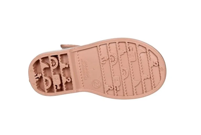 Pink Rubber Crab Sandals