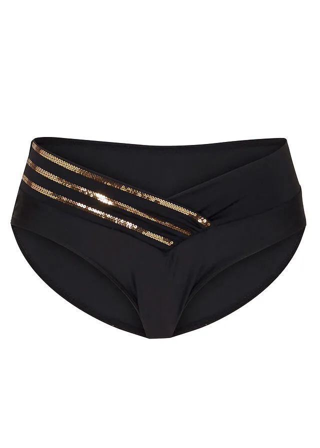 Recycled Black Polyamide Bikini Bottom