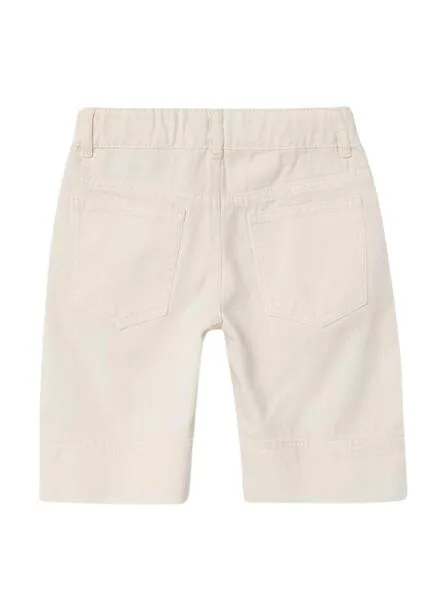Shorts Name It Rose Wide Blanco Para Niña