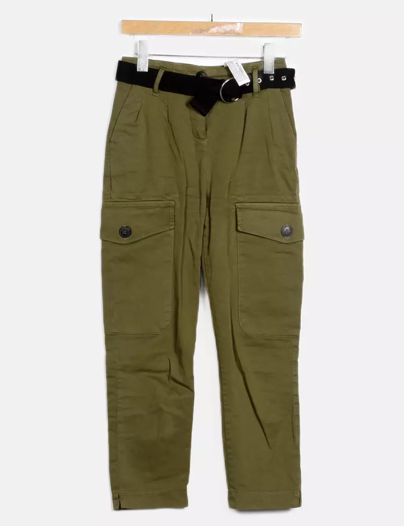 Skinny cargo, slim fit, or skinny cargo pants from Bershka