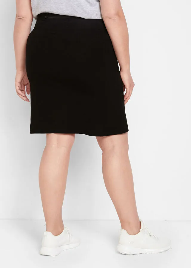 Sporty Black Skort with Cycling Shorts