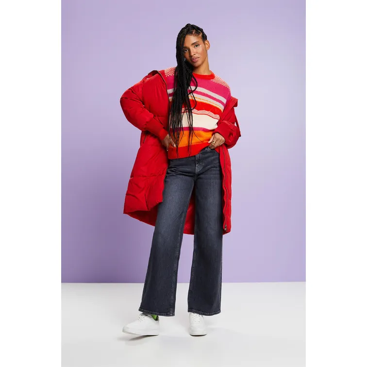 Striped Mohair Blend Women's Sweater - ESPRIT