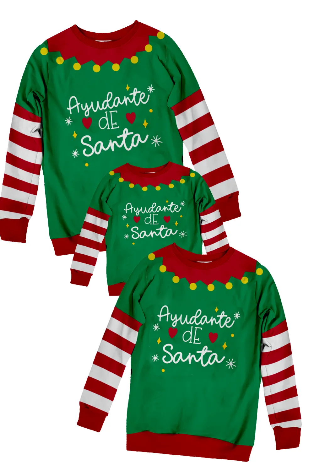 Sudadera afelpada Dama. Duende ayudante de Santa