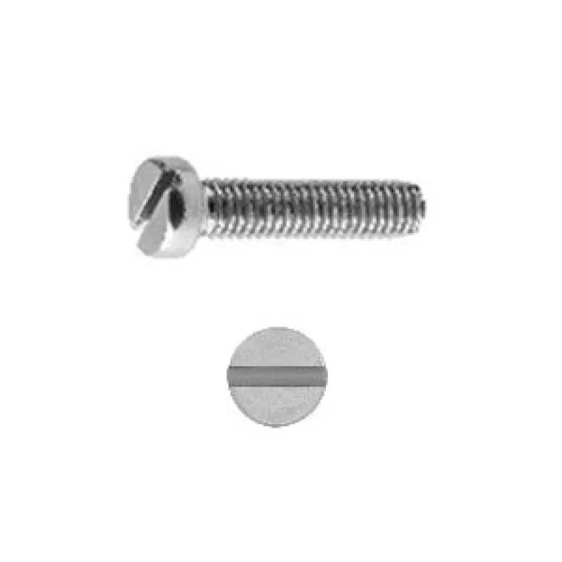 Tornillo din 84 6x40mm cabeza cilindrica zinc  (100 unidades)