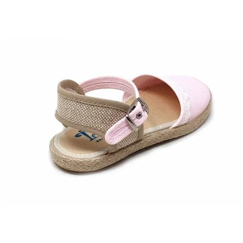 Valenciana canvas girl's shoes chocolate 2145H-01