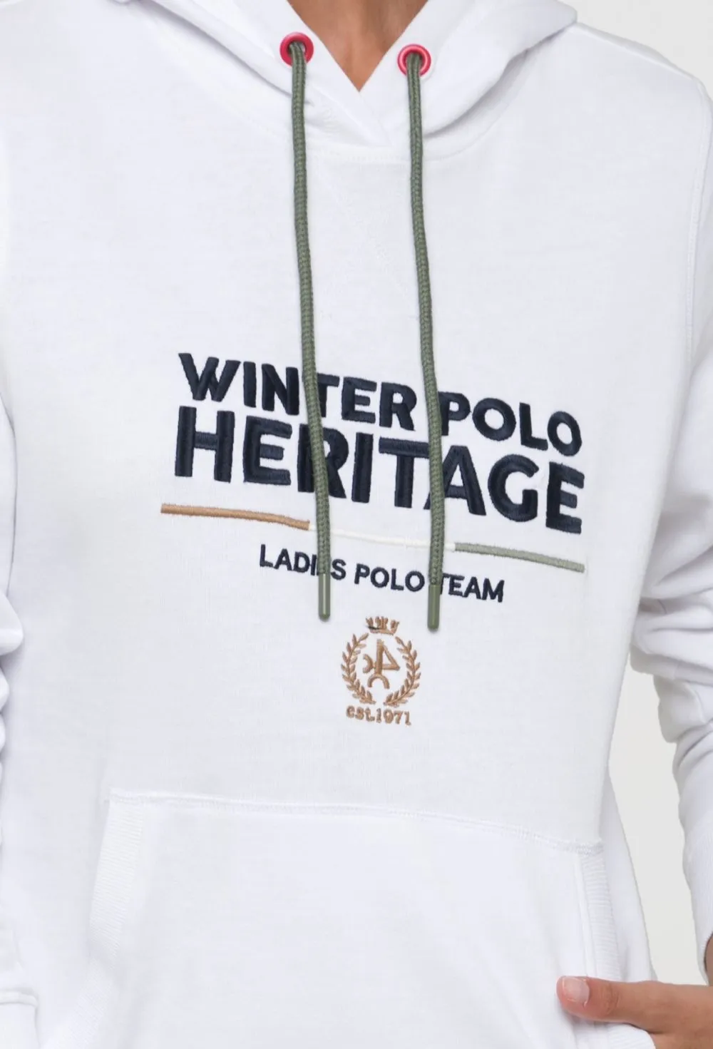 white women's Heritage hoodie - Vamos!