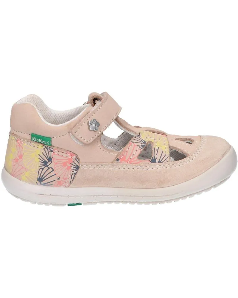 Zapatos de Niña y Niño KICKERS 692387-10 KIKI 33 BLANC COQUILLAG