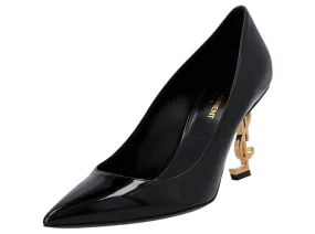 Zapatos de tacón de charol Opyum Saint Laurent negros 